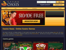 Tablet Screenshot of casino-oasis.com